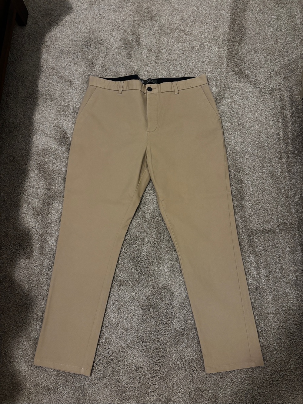 Denim&Co Tan Slim Chinos